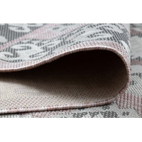 Kusový koberec Sion Sisal Aztec 3007 pink/ecru