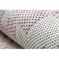 Kusový koberec Sion Sisal Aztec 3007 pink/ecru