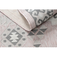 Kusový koberec Sion Sisal Aztec 3007 pink/ecru