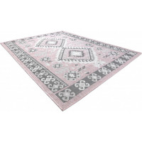 Kusový koberec Sion Sisal Aztec 3007 pink/ecru