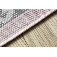 Kusový koberec Sion Sisal Aztec 3007 pink/ecru