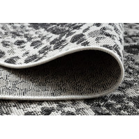 Kusový koberec Sion Sisal Snake`s skin 22162 ecru/black