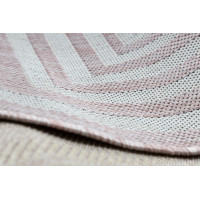 Kusový koberec Sion Sisal Labirinth 22376 pink/ecru