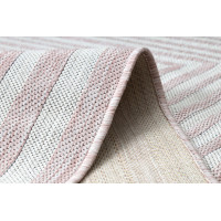 Kusový koberec Sion Sisal Labirinth 22376 pink/ecru