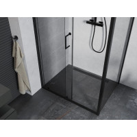Sprchovací kút maxmax APIA - 90x80 cm - BLACK