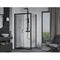 Sprchovací kút maxmax APIA - 130x90 cm - BLACK