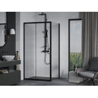 Sprchovací kút maxmax APIA - 125x90 cm - BLACK