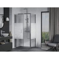 Sprchovací kút maxmax APIA - 130x100 cm - STRIPE