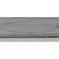 Kusový koberec Moderno Gigi Grey kruh