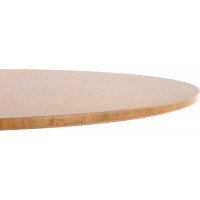 Jedálenský stôl JAY - 80x73 cm - dub zlatý/biely