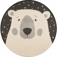 Detský kusový koberec Vini 103917 Black Cream