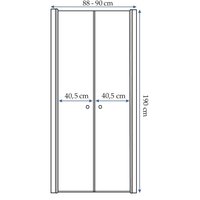 Sprchové dvere WESTERN SPACE 90 cm