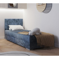 Čalúnená posteľ COIMBRA I - 200x90 cm - modrá