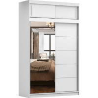 Šatní skříň VICTOR 150 - bílá (2 varianty)