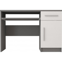 Písací stôl ORVILLE - šedý/biely