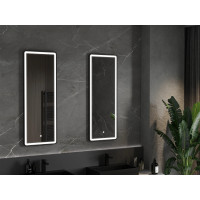Obdĺžnikové zrkadlo MEXEN CORO 45x120 cm - s LED podsvietením a vyhrievaním, 9817-045-120-611-70