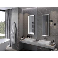 Obdĺžnikové zrkadlo MEXEN CORO 45x120 cm - s LED podsvietením a vyhrievaním, 9817-045-120-611-70