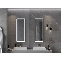 Obdĺžnikové zrkadlo MEXEN CORO 45x120 cm - s LED podsvietením a vyhrievaním, 9817-045-120-611-70
