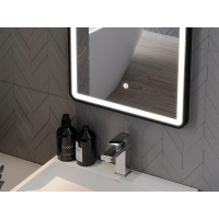 Obdĺžnikové zrkadlo MEXEN CORO 45x120 cm - s LED podsvietením a vyhrievaním, 9817-045-120-611-70