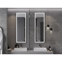 Obdĺžnikové zrkadlo MEXEN CORO 50x150 cm - s LED podsvietením a vyhrievaním, 9817-050-150-611-70
