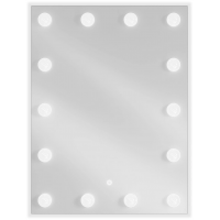 Obdĺžnikové zrkadlo MEXEN DONA 60x80 cm - s LED podsvietením a vyhrievaním, 9818-060-080-611-00