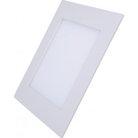 LED mini panel, podhľadový, 6W, 400lm, 3000K, tenký, štvorcový, biely