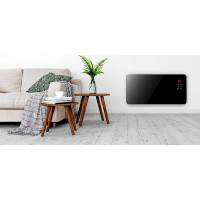 Teplovzdušný konvektor sklokeramický 2000W, WiFi, LCD, nastaviteľný termostat, časovač