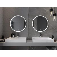 Okrúhle zrkadlo MEXEN GOBI 70 cm - s LED podsvietením a vyhrievaním, 9801-070-070-611-00