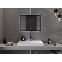 Obdĺžnikové zrkadlo MEXEN ERMA 80x60 cm - s LED podsvietením a vyhrievaním, 9814-080-060-611-70