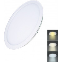 LED mini panel CCT, podhľadový, 12W, 900lm, 3000K, 4000K, 6000K, okrúhly