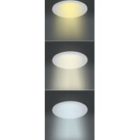 LED mini panel CCT, podhľadový, 18W, 1530lm, 3000K, 4000K, 6000K, okrúhly