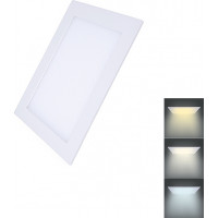 LED mini panel CCT, podhľadový, 6W, 450lm, 3000K, 4000K, 6000K, štvorcový