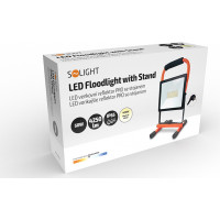 LED reflektor PRO so sklopným stojanom, 50W, 4250lm, 4000K, kábel so zástrčkou, IP65