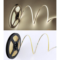 LED COB svetelný pás 5m, 10W/m, 1000lm/m, CRi90, IP44, neutrálna biela