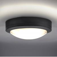 LED vonkajšie osvetlenie Siena, šedé, 13W, 910lm, 4000K, IP54, 17cm
