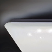LED stropné svetlo Star, štvorcové, 24W, 1440lm, diaľkové ovládanie, 37cm