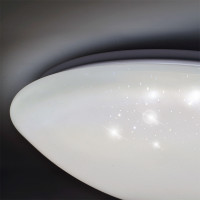 LED stropné svetlo Star, okrúhle, 24W, 2400lm, diaľkové ovládanie, 37cm