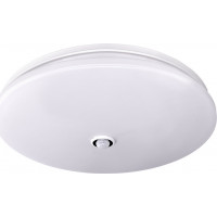 LED stropné svetlo PLAIN s PIR sensorom, 18W, 1260lm, 3000K, okrúhle, 33cm