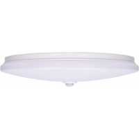 LED stropné svetlo PLAIN s PIR sensorom, 18W, 1260lm, 3000K, okrúhle, 33cm