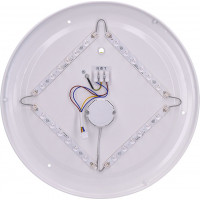 LED stropné svetlo PLAIN s PIR sensorom, 18W, 1260lm, 3000K, okrúhle, 33cm