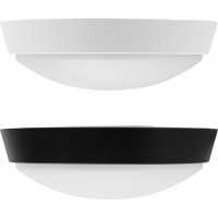 LED vonkajšie osvetlenie s nastaviteľnou CCT, 12W, 900lm, 22cm, 2v1 - biely a čierny kryt