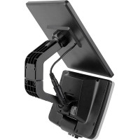 LED solárne osvetlenie so senzorom, 11W, 1200lm, Li-on, čierna