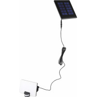 LED solárne osvetlenie so senzorom, 11W, 1200lm, Li-on, čierna
