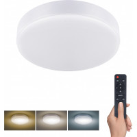 LED osvetlenie s diaľkovým ovládačom, 36W, 2160lm, 30cm, stmievateľné, biela