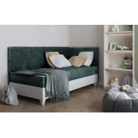 Čalúnená posteľ LAGOS III - 200x90 cm - zelená