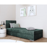 Čalúnená posteľ TOMAR I - 200x90 cm - zelená