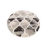 Okrúhly koberec FIESTA Maroko - šedý