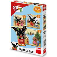 DINO Baby puzzle Bing a kamaráti 3v1 (3,4,5 dielikov)