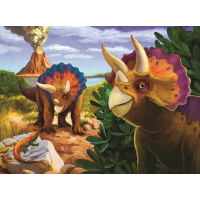 TREFL Displej Puzzle Svet dinosaurov 20 dielikov (24 ks)