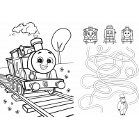 TREFL Obojstranné puzzle Mašinka Tomáš s priateľmi SUPER MAXI 24 dielikov